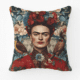 Frida Kahlo Scatter Cushion Floral Printed Scatter Cushion