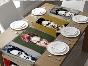 Frida Kahlo Iconic Table Runner