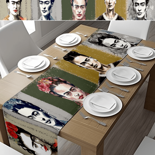 Frida Kahlo Iconic Table Runner
