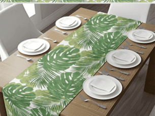 Subtle Leafy Table Runner