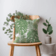 Scatter Cushion - Leaves Green Printed Scatter Cushion