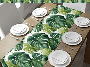 Bold Leaves Table Runner