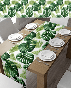 Large Leaves Table Runner