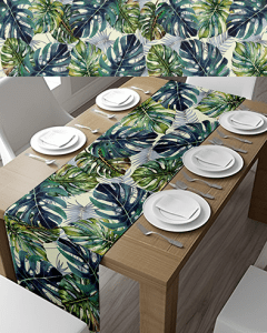 Jungle Leaves Table Runner