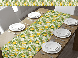 Citrus Lemon Table Runner