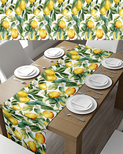 Zesty Lemon Table Runner