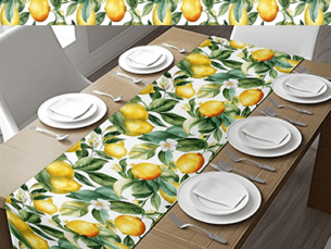 Zesty Lemon Table Runner