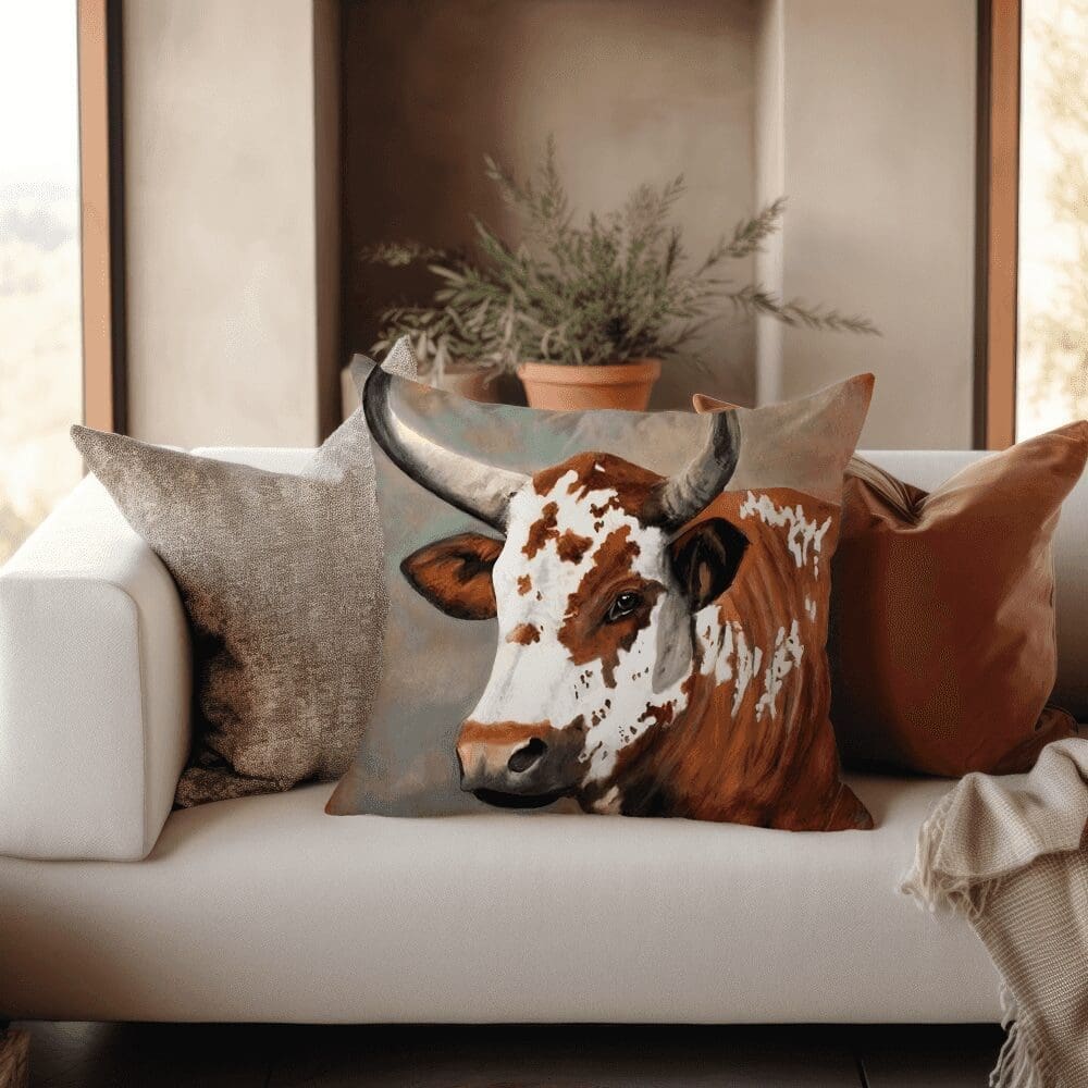 Brown Nguni Scatter Cushion (Wildlife Collection)