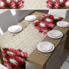 Protea Checkered Table Runner