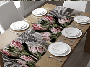 Protea Windmill Table Runner