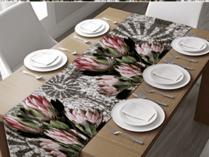 Stone Windmill Protea Table Runners