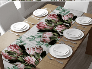 Plush Protea Table Runner (Various Sizes)