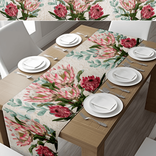 Mixed Protea Table Runner