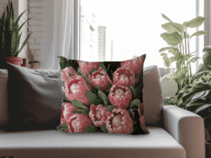 Protea Scatter Cushion – South African Protea Scatter Cushion (printed) 