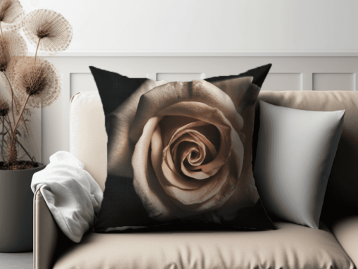 Alluring Rose Printed Scatter Cushion