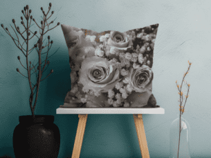 Blossom Rose Printed Scatter Cushion