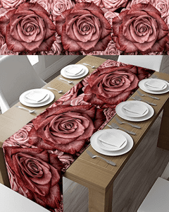 Large Rose Table Runner