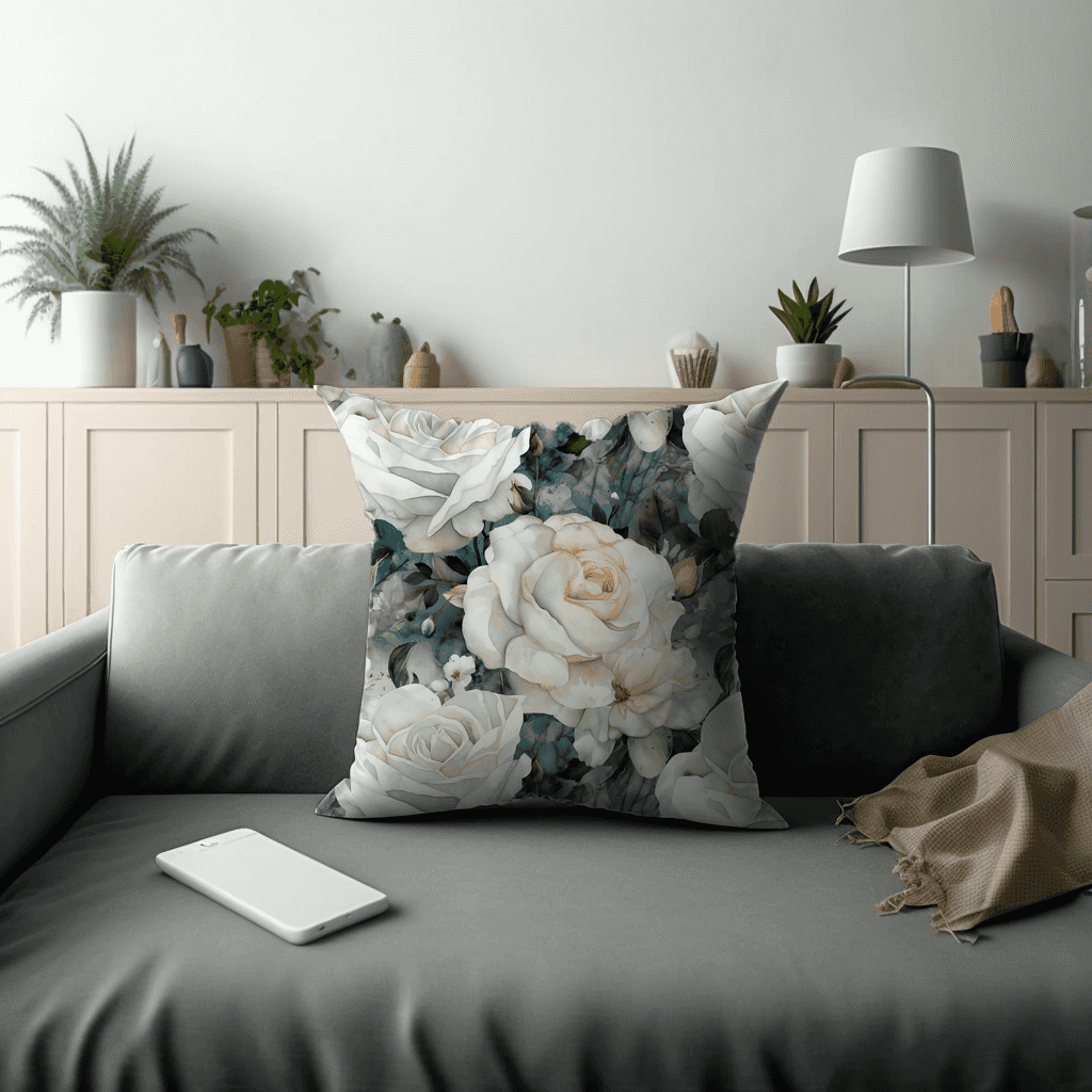 Regal Rose Printed Scatter Cushion