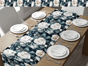 Rose Pattern Table Runner