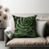 Earthy Succulent Printed Scatter Cushion