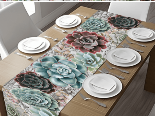 Succulent Table Runner