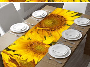 Vibrant Sunflower Table Runner