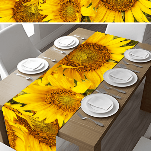 Vibrant Sunflower Table Runner