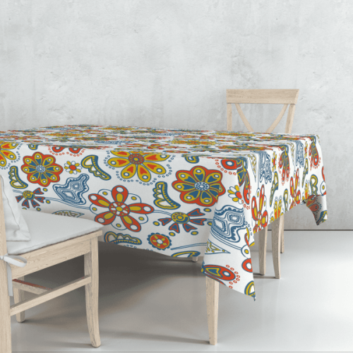 Timeless Flower tablecloth in various sizes