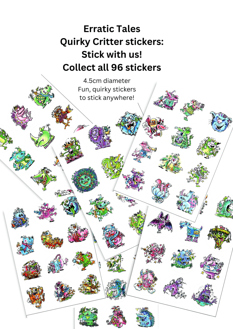 Quirky Critters Stickers - Stick with us!