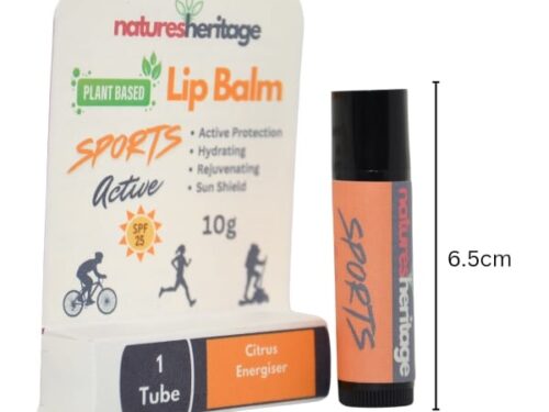 25 SPF Sports Active Lip Balm - Citrus Energiser