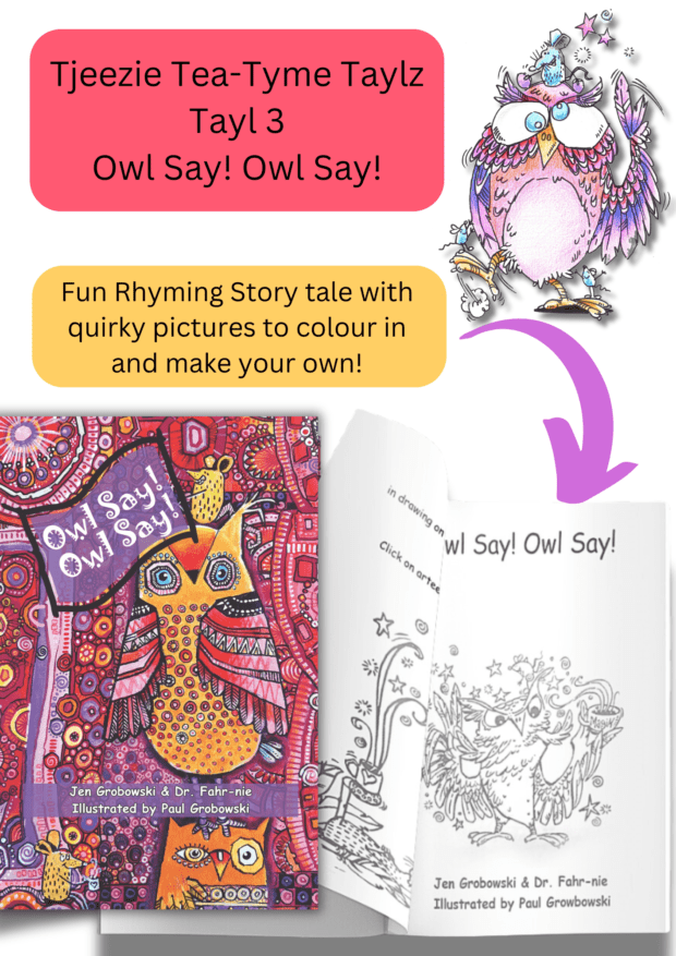 Tayl 3 - Owl Say! Owl Say! Story tale | Local is Lekker ZA | African Gifts