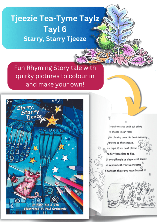 Tayl 6 - Starry, Starry Tjeeze Storytale | Local is Lekker ZA | African Gifts