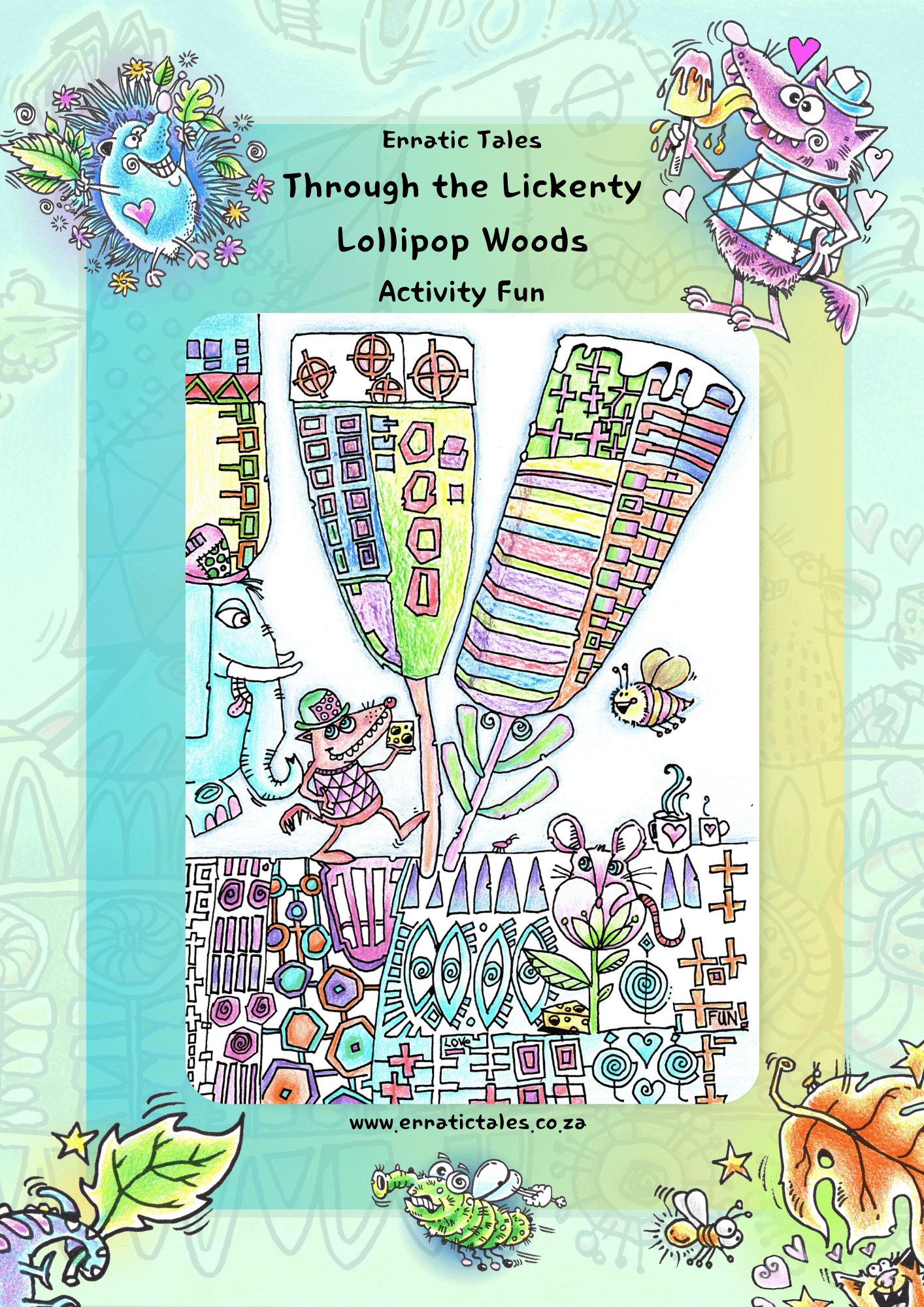 Through the Lickerty Lollipop Woods Activity Fun Cover | Local is Lekker ZA | African Gifts