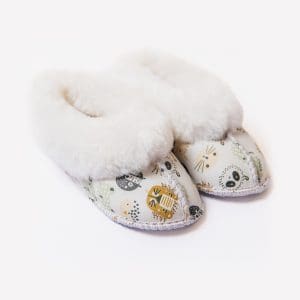 Animal Adventures Sheepskin Slippers for Babies