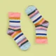 Ladies Signature Stripe socks with frill | Local is Lekker ZA | African Gifts