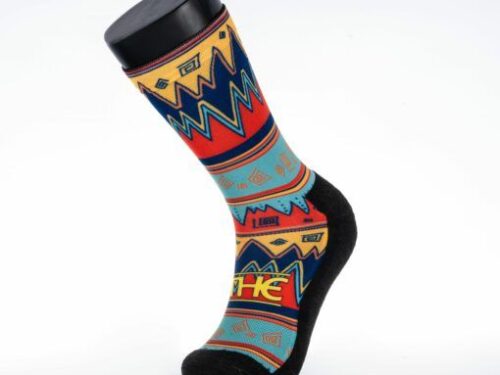 Ndebele Tribal Pattern Active Wear Socks