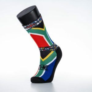 South African Flag Active Wear Socks