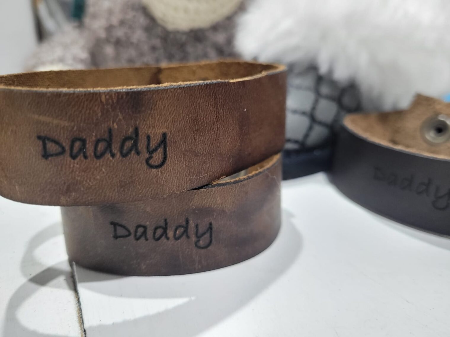 Leather bands for dad