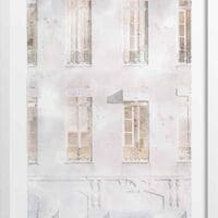 Watercolor Minimalism Chanel Apartments Poster