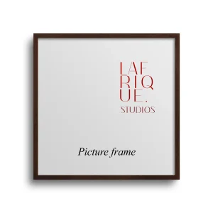 Dark Brown Square Picture Frame (Wood)