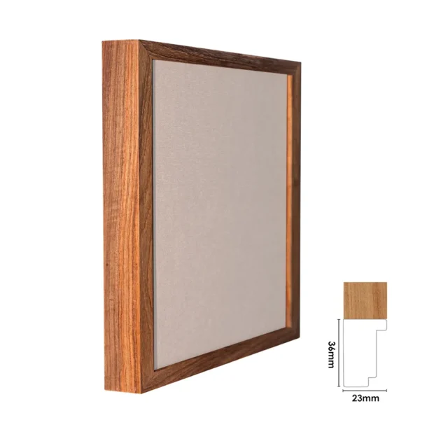 Square picture frame - Kiaat | Local is Lekker ZA | African Gifts