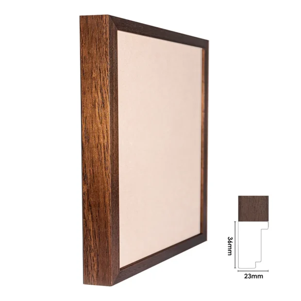 Dark Brown Square Picture Frame (Wood) | Local is Lekker ZA | African Gifts