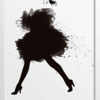 Minimalism Woman Figure Poster