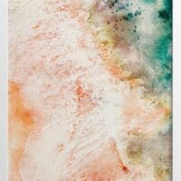 Vibrant Ombre Sandy Beach Poster