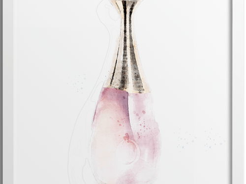 Designer Perfume Bottle Poster