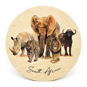 Beautiful Painted Wood Coasters