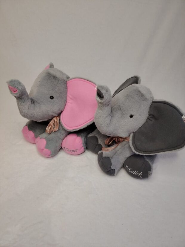 Beautiful Faux Fur Elephant Teddy - 38cm Tall (Personalization Options) | Local is Lekker ZA | African Gifts