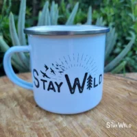 Stay Wild Enamel Mug