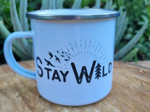 Stay Wild Enamel Mug