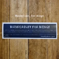 Winged Watcher Car Bumper Stickers